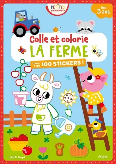[FS97904] Colle et colorie - La ferme
