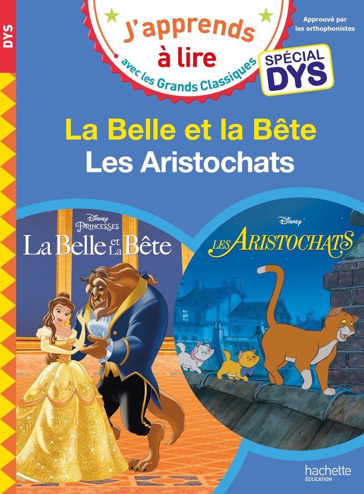 Disney - La Belle et la bête / Les Aristochats - Spécial DYS (dyslexie)