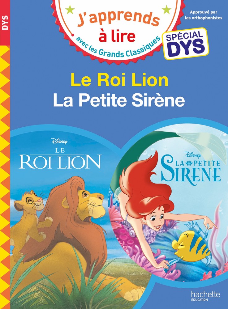 Disney - Le Roi Lion / La Petite Sirène - Spécial DYS (dyslexie)
