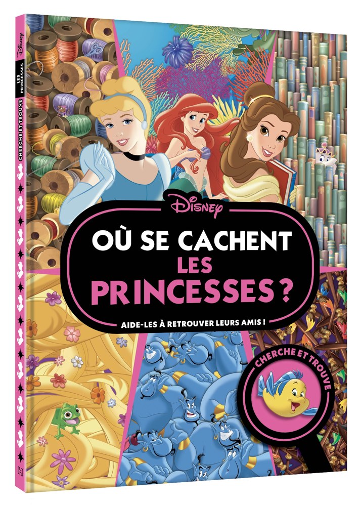 DISNEY PRINCESSES - Où se cachent les princesses ? - Cherche et trouve