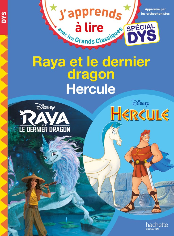 Disney - Raya / Hercule - Spécial DYS (dyslexie)