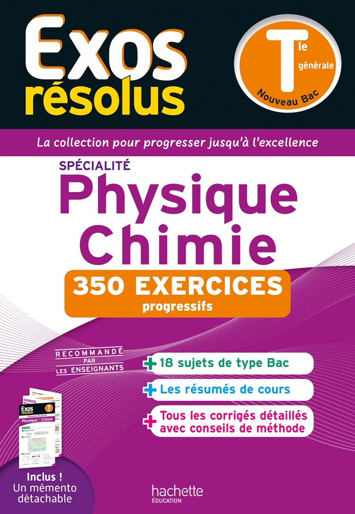 Exos résolus spécialité Physique-Chimie Tle