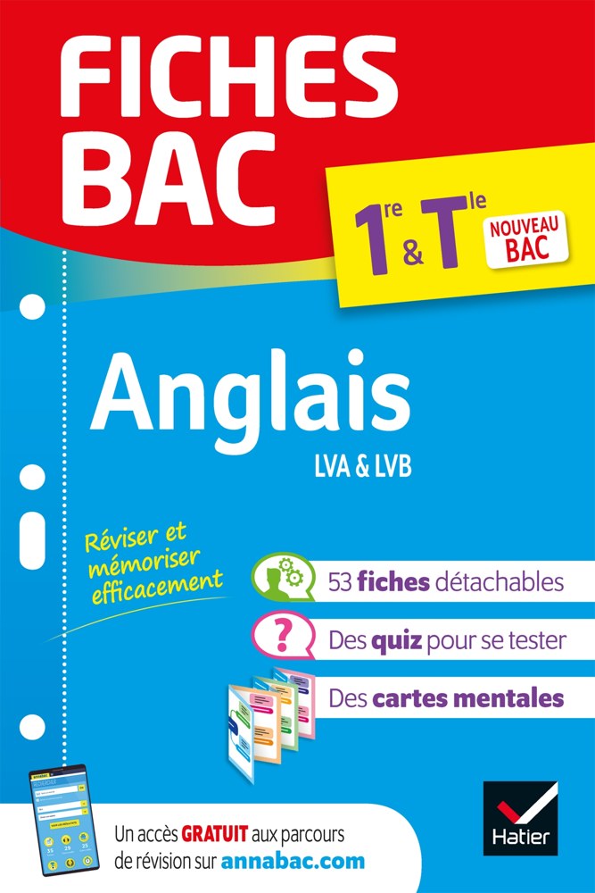 Fiches bac - Anglais 1re/Tle - Bac 2027