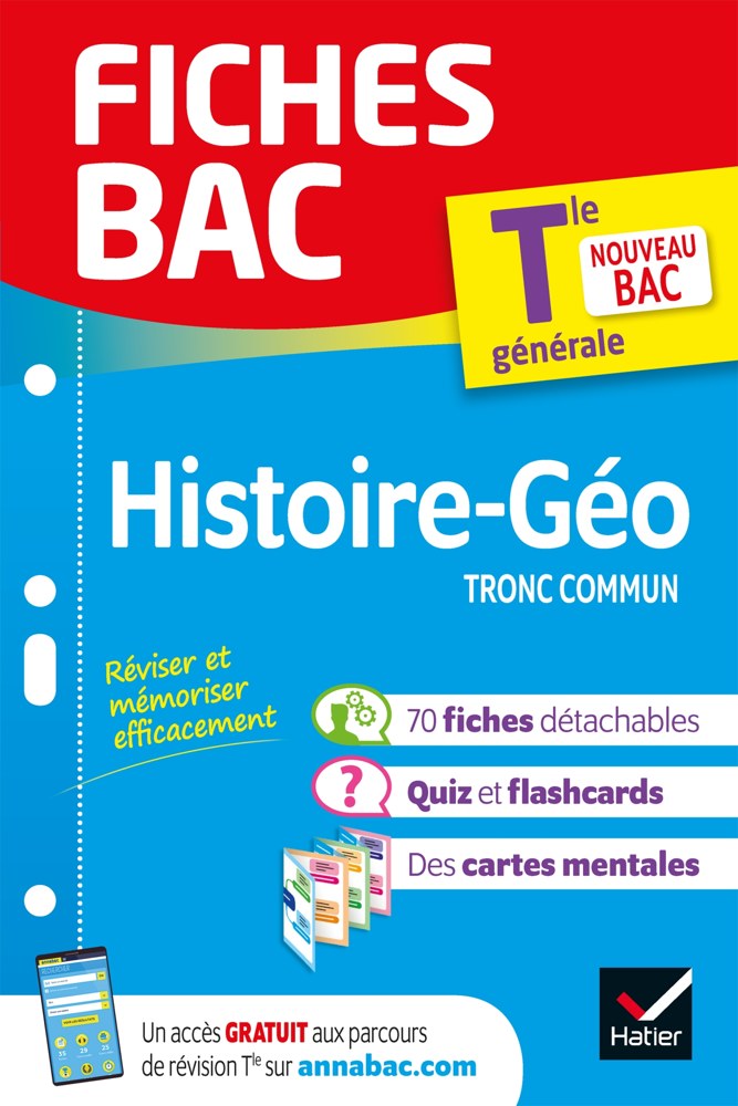 Fiches bac - Histoire-Géographie Tle - Bac 2027