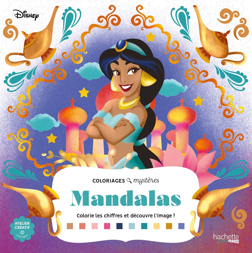 Grand carré mystères Disney - Mandalas