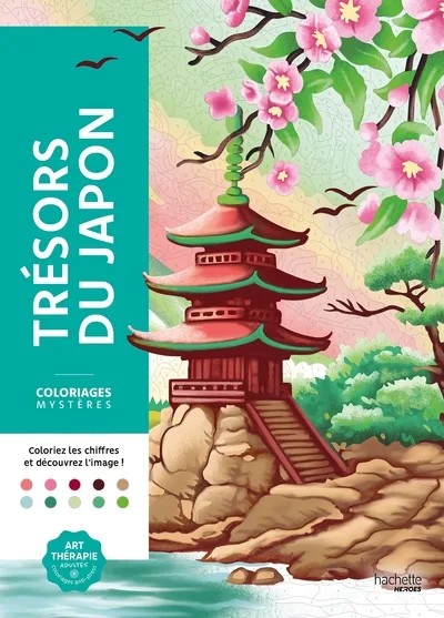 [2870187] Coloriages mystères Trésors du Japon - Coloriez les chiffres et découvrez l'image