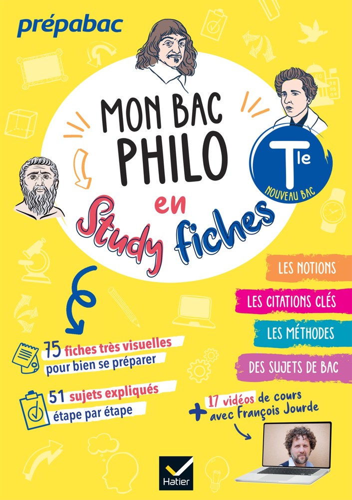 Mon bac philo en study fiches - Tle générale - Bac 2027