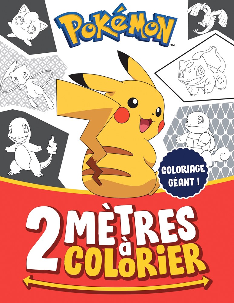 Pokémon - 2 mètres à colorier