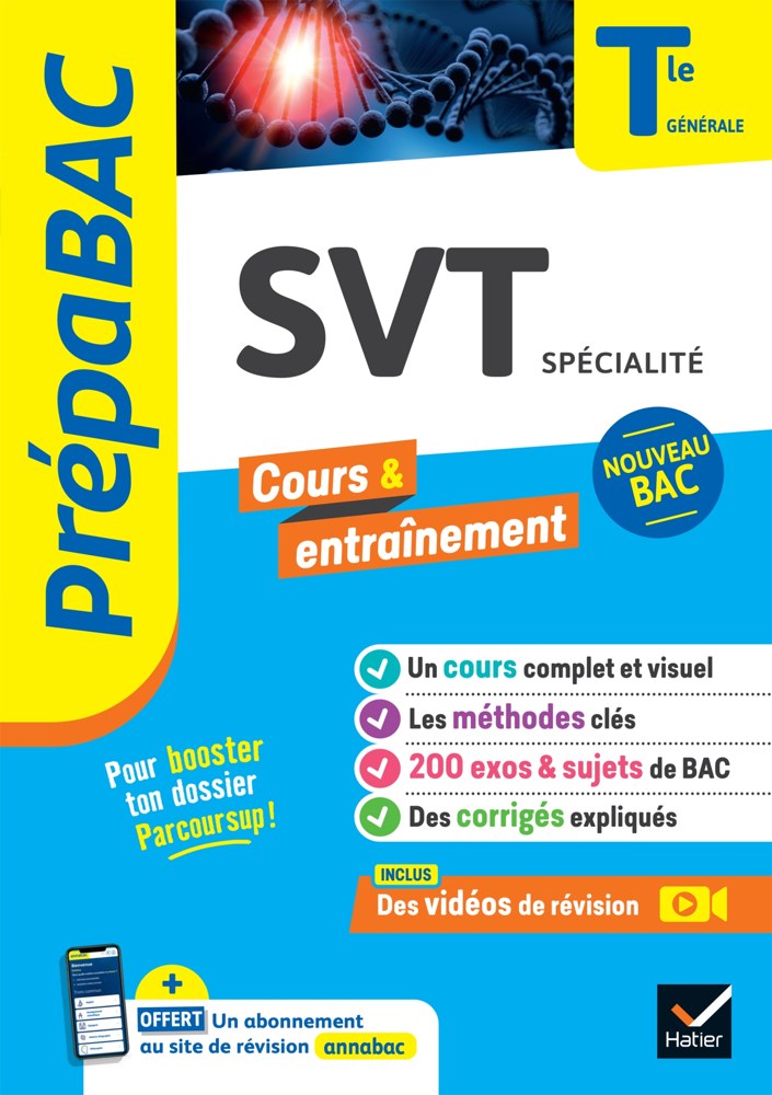Prépabac - SVT Tle générale (spécialité) - Bac 2027