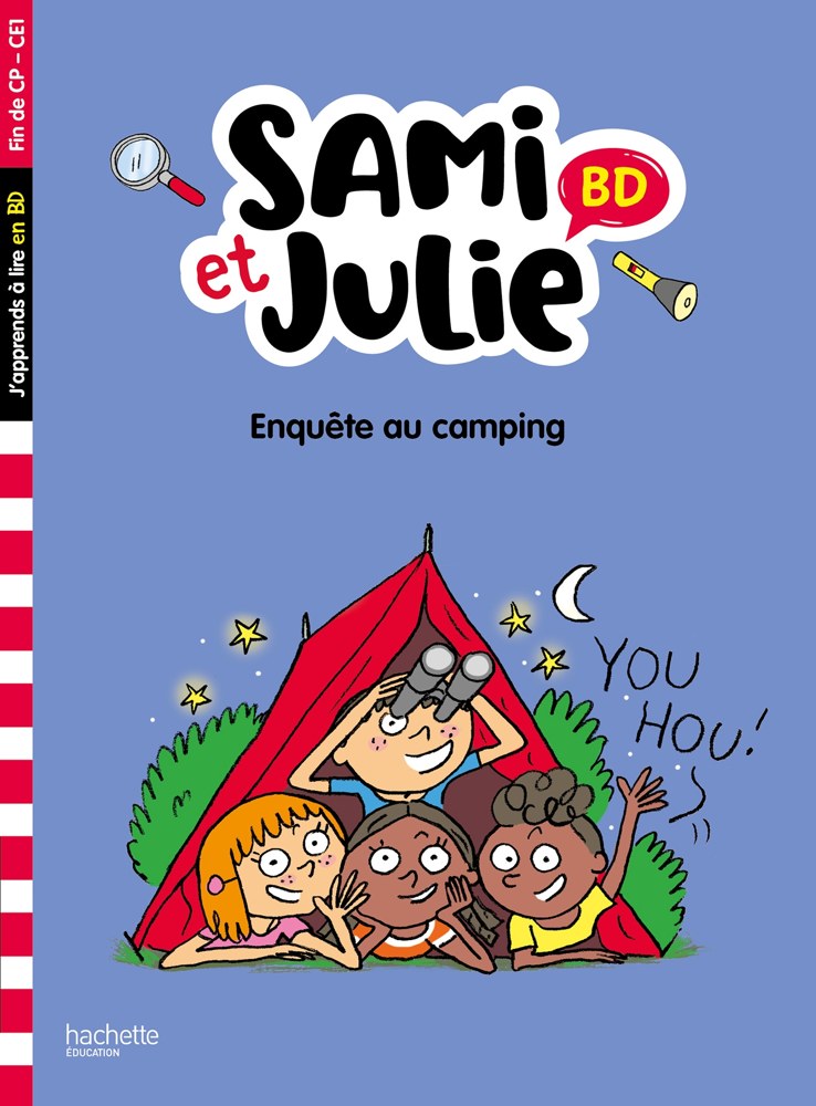 Sami et Julie BD Fin de CP-CE1 - Enquête au camping