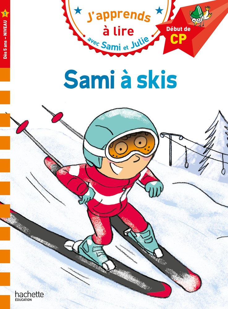 Sami et Julie CP Niveau 1 Sami à skis