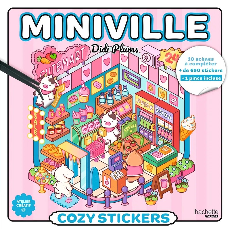 [1873604] Cozy Stickers Didi Plums (avec pince) - Miniville