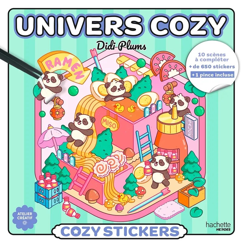 [1873727] Cozy Stickers Didi Plums (avec pince) - Univers Cozy