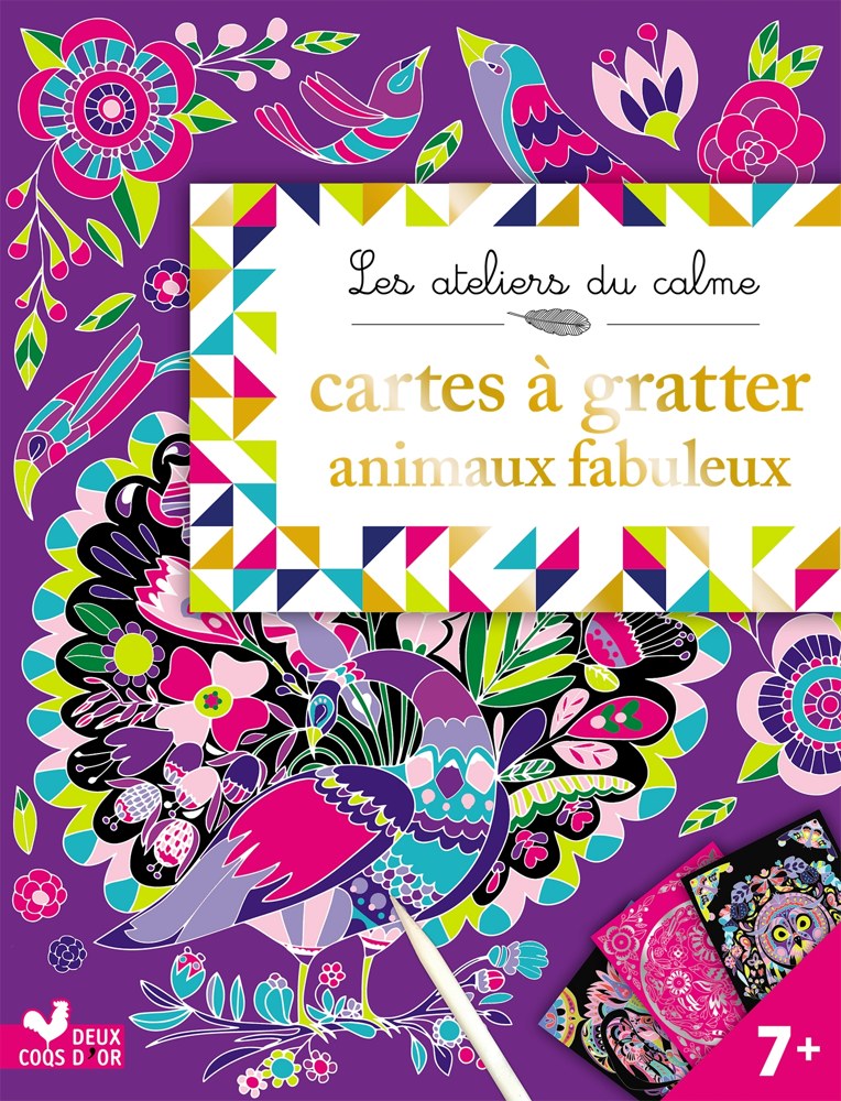 Cartes à gratter - Animaux fabuleux