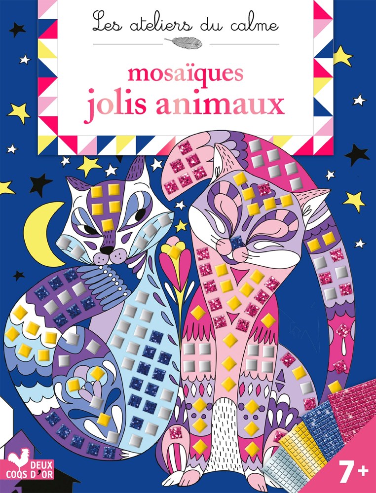 Mosaïques mousse - Jolis animaux - pochette avec accessoires