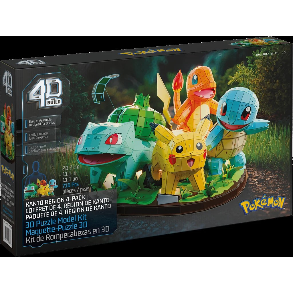 [SMA4DBRK01FR] 4D Build Pokémon - Diorama Région Kanto