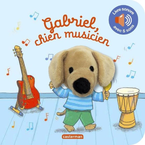 [C29678] Mes livres marionnettes sonores - Gabriel, chien musicien