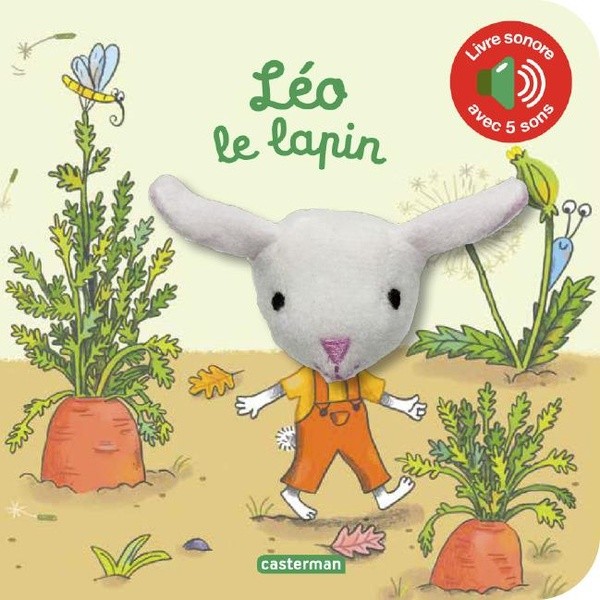 [C29680] Mes livres marionnettes sonores - Léo le lapin