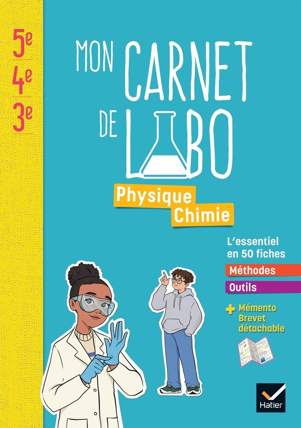 Microméga Physique Chimie Cycle 4 - Ed 2025 - Mon carnet de labo