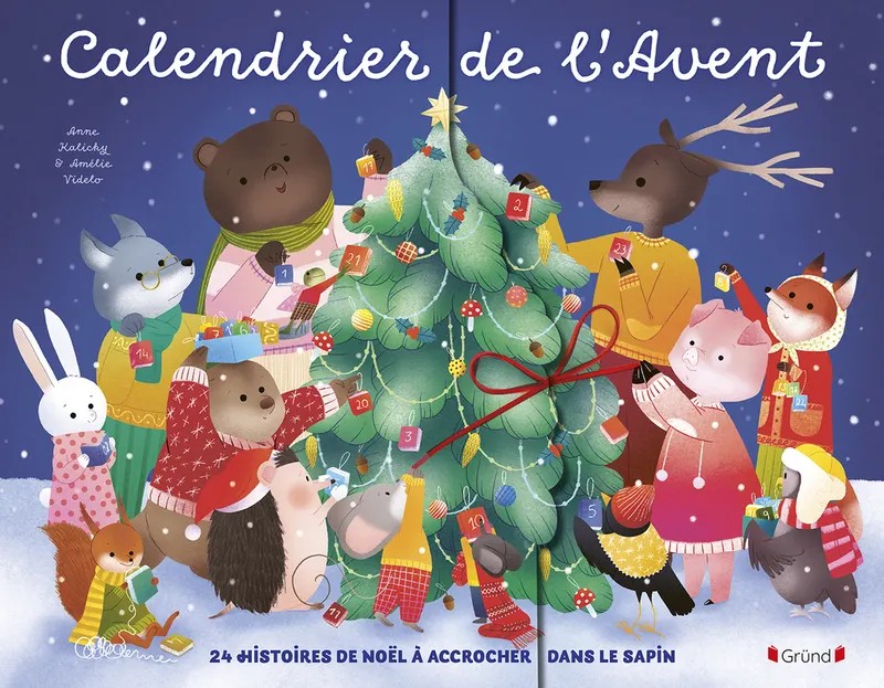 [1026627] Calendrier de l'Avent - 24 histoires de Noël à accrocher dans le sapin