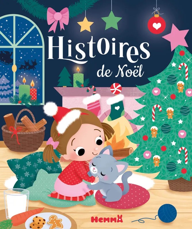 [1085413] Histoires de Noël (Fillette et chaton)