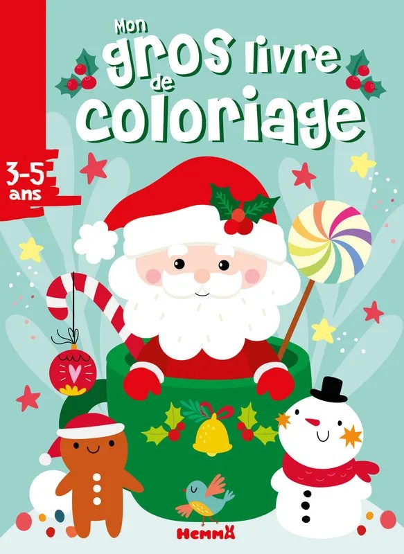 [1083507] Mon gros livre de coloriage (Père Noël dans tasse)