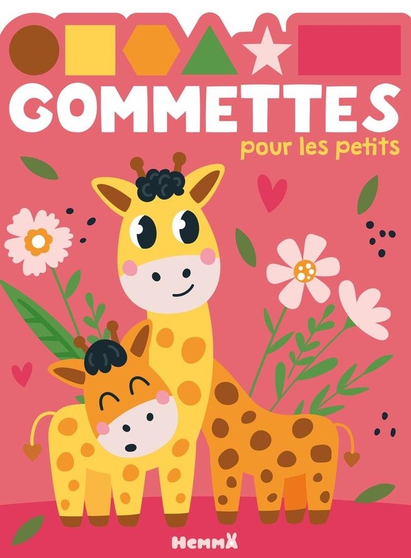 [1083713] Gommettes pour les petits (Maman et bébé girafes)