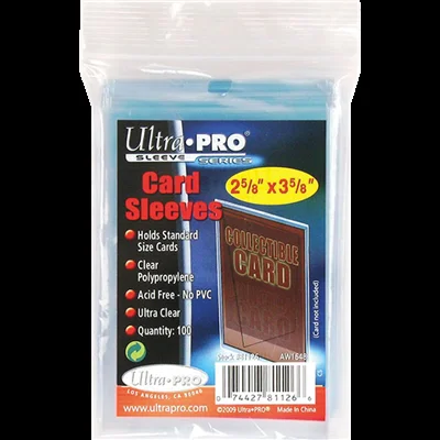 Ultra Pro : 100 Sleeves Standard Soft Transparent