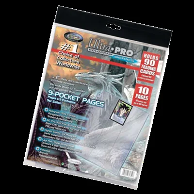 Ultra Pro : 10 Feuilles de Classeur Silver