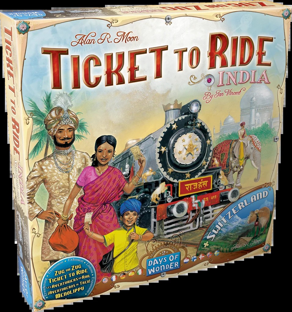 [0824968117743] Aventuriers du Rail (Les) : Inde/Suisse (Ext)