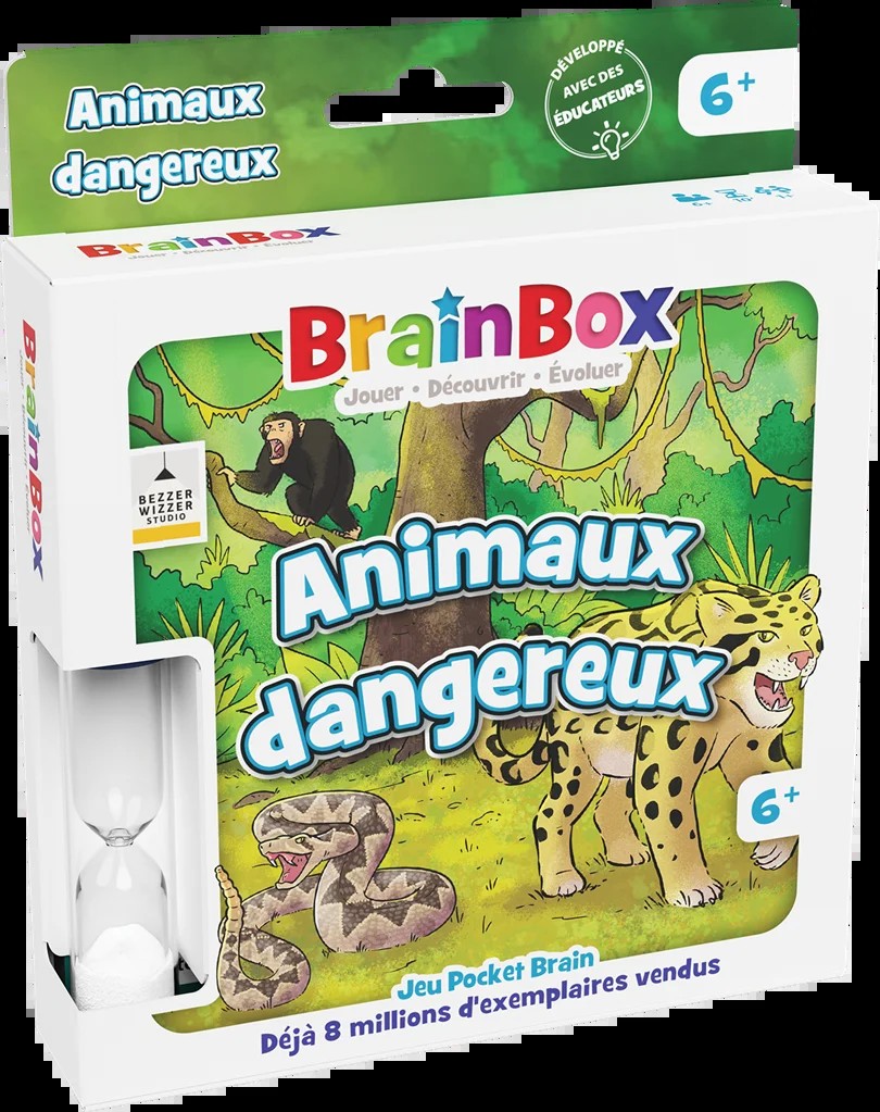 [5025822533029] BrainBox Pocket : Animaux Dangereux