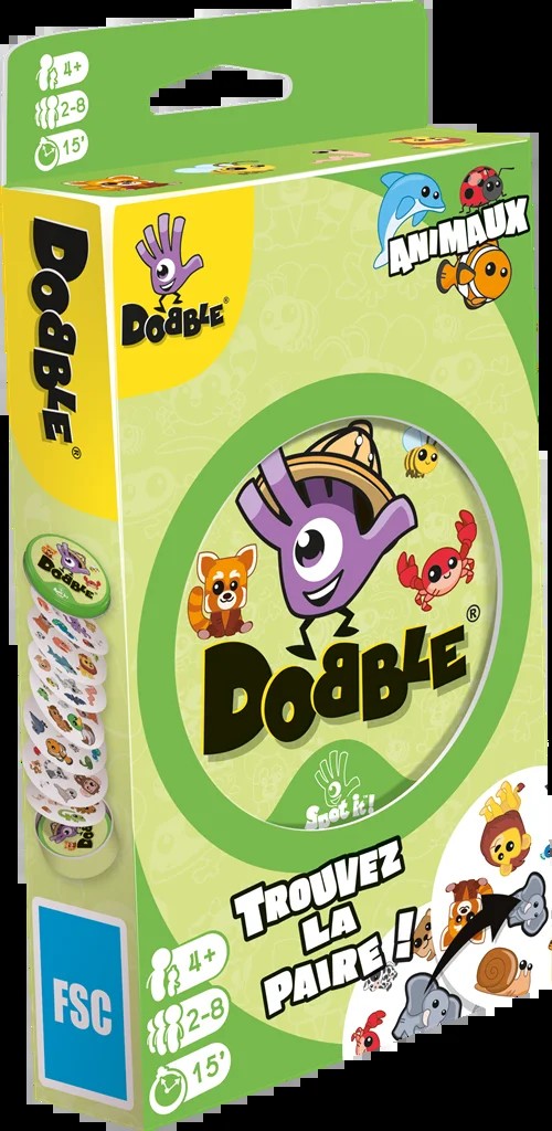 [3558380078210] Dobble Animaux (Blister Eco)
