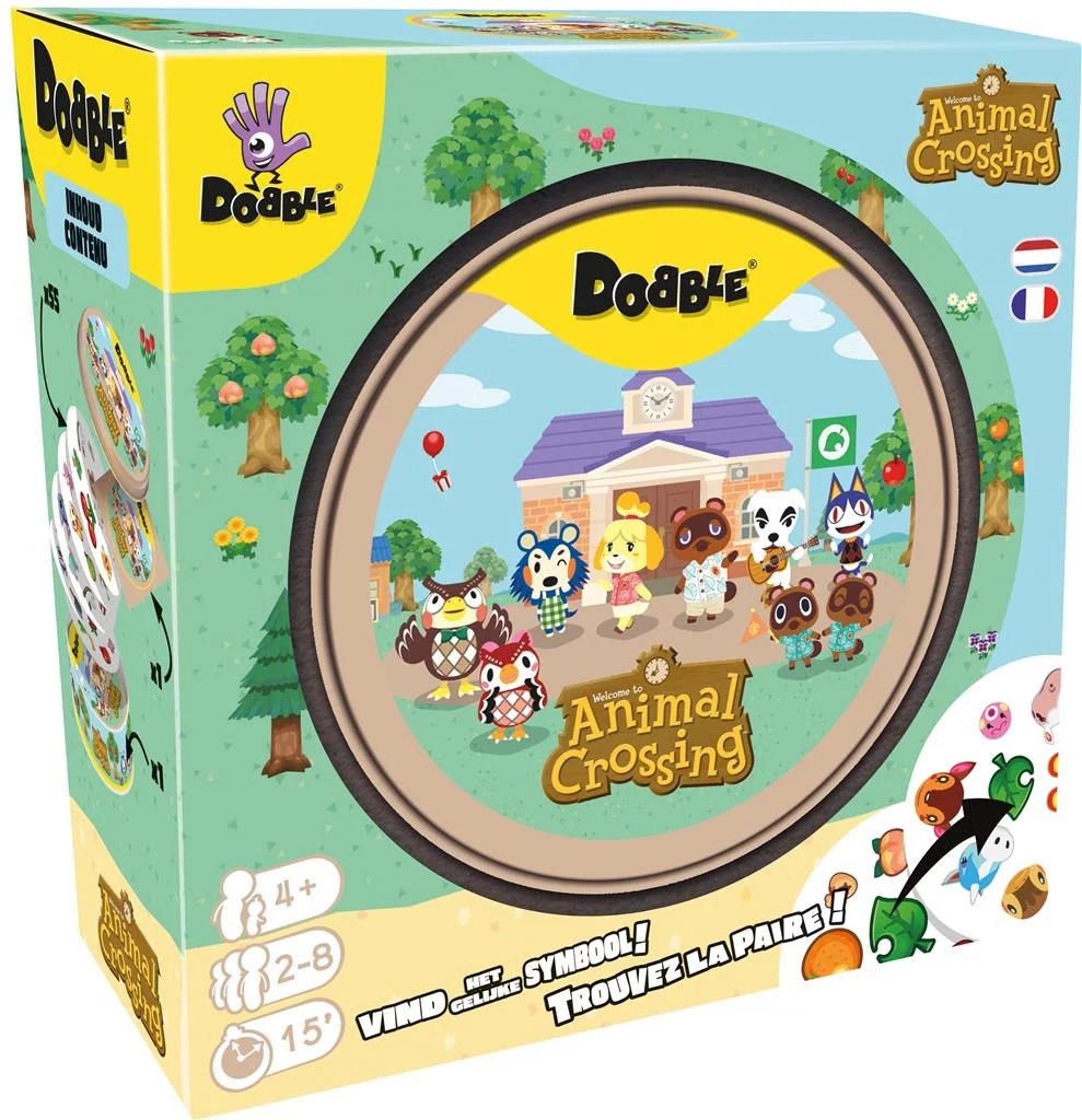 [3558380126836] Dobble Animal Crossing (Eco Sleeve) FR/NL