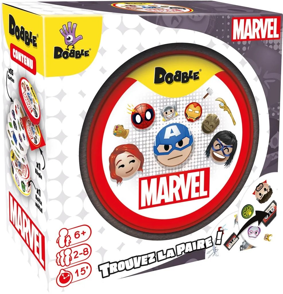 [3558380108771] Dobble : Marvel Emoji (Eco Sleeve)