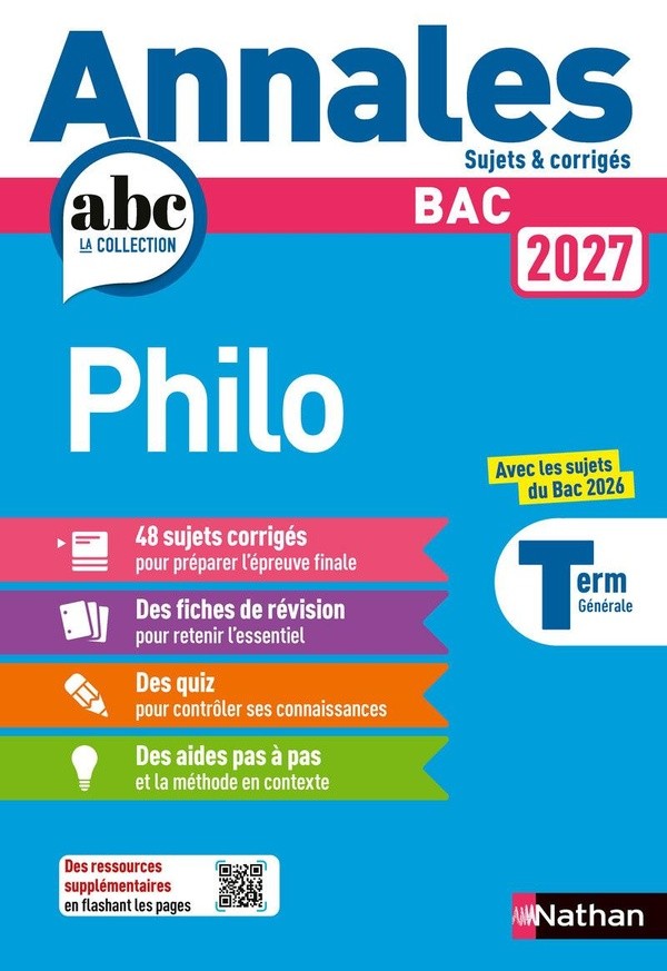 [1077169] Annales Bac Philosophie 2027
