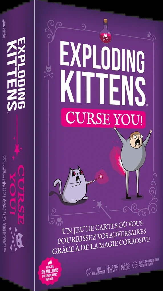 [0810171413673] Exploding Kittens Curse You 