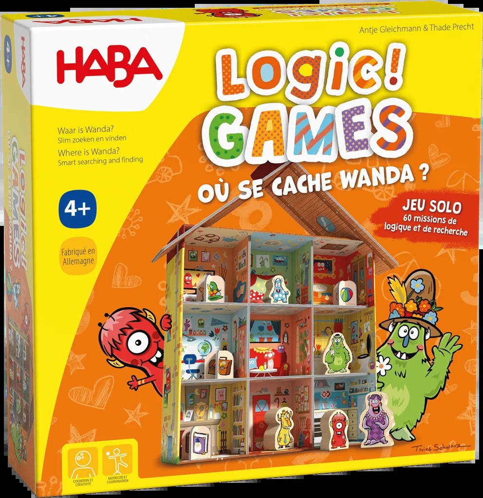 [4010168262550] Logic! GAMES : Où se cache Wanda ?