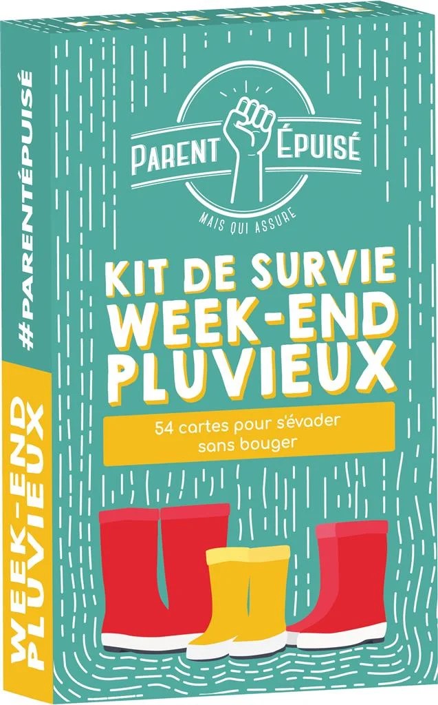 [3770006210075] Parent Epuisé : Kit de Survie Week-End pluvieux