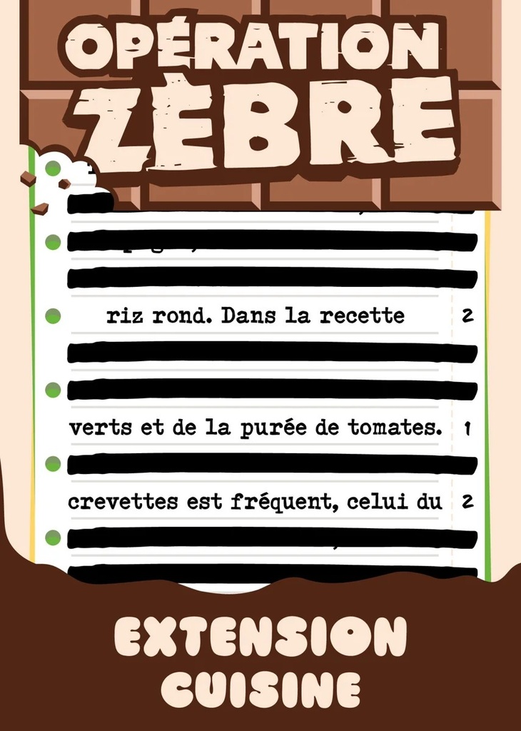 Opération Zèbre - Extension Cuisine
