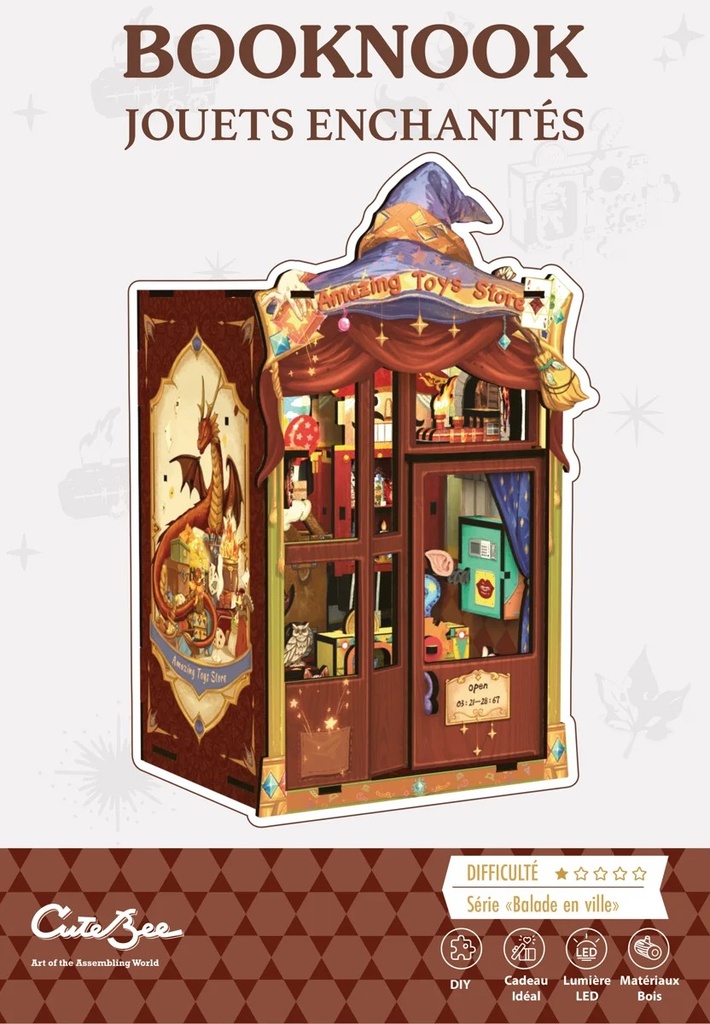 [CUT020VI] Book Nook - Jouets Enchantés