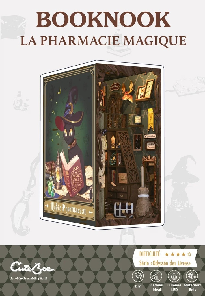 [CUT026PH] Book Nook - La Pharmacie Magique