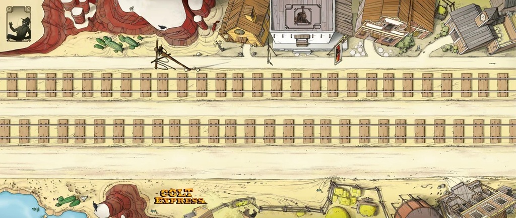 [LUCOEX15FR] Colt Express - Tapis de jeu