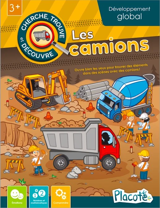 [PLA039CH] Cherche, Trouve et Decouvre : les Camions