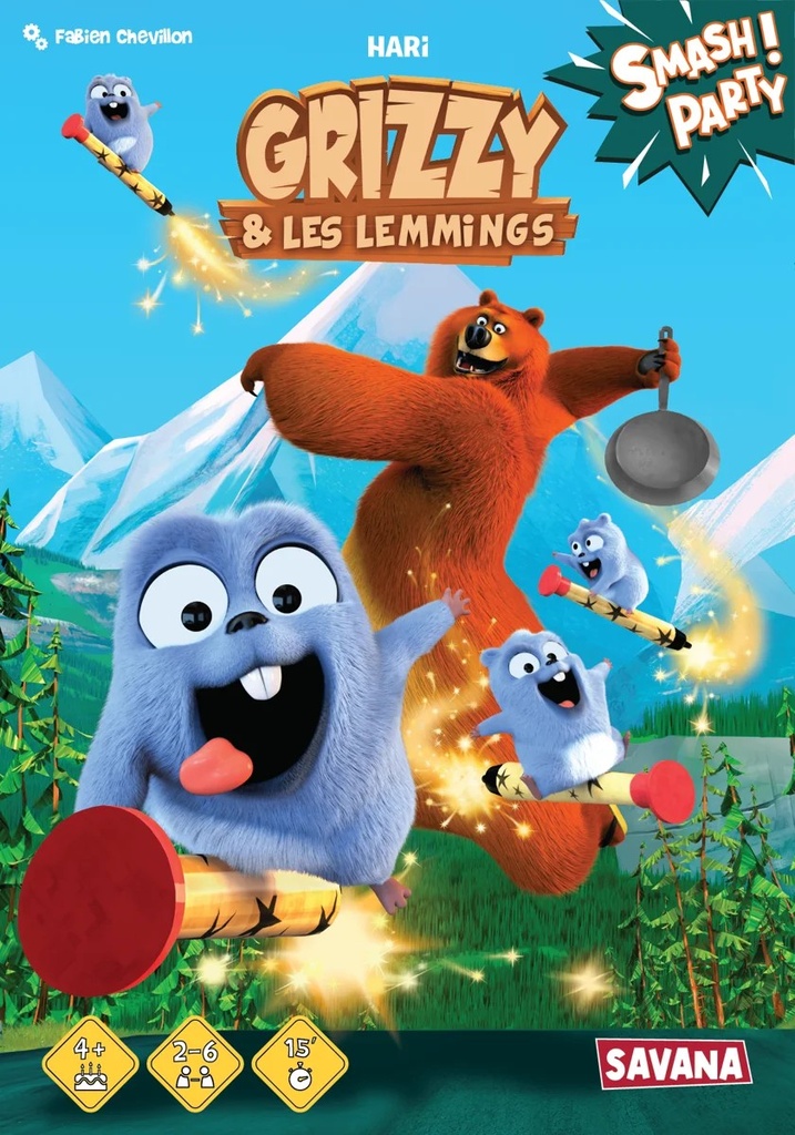 Grizzy et les Lemmings - Smash Party
