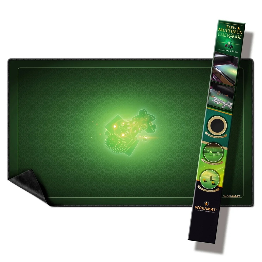 [WOG030MV] Tapis Multijeux Taille 2 : Emeraude