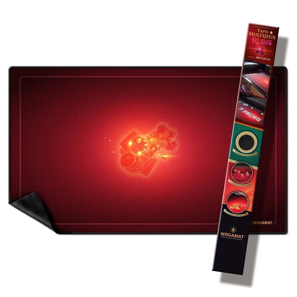[WOG032MR] Tapis Multijeux Taille 2 : Rubis