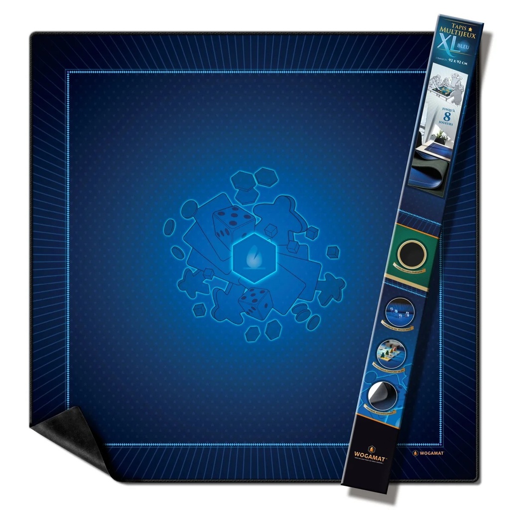 [WOG033UB] Tapis Multijeux XL Taille 3 : Bleu
