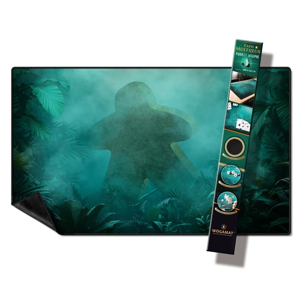 [WOG072JM] Tapis Multijeux - Forest Meeple