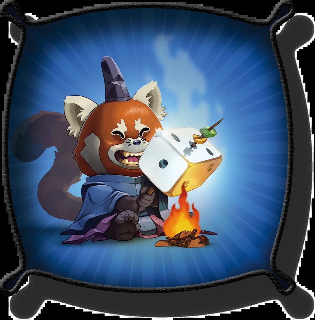 [WOG101YP] Piste de des Yokai Panda Roux