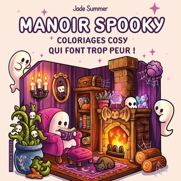 Manoir Spooky - Jade Summer - Coloriages cosy qui font trop peur - Cosy colo